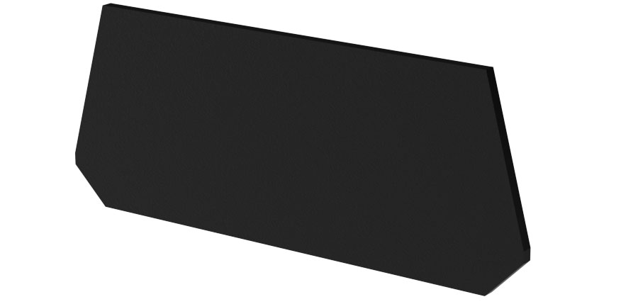 Black End Panel