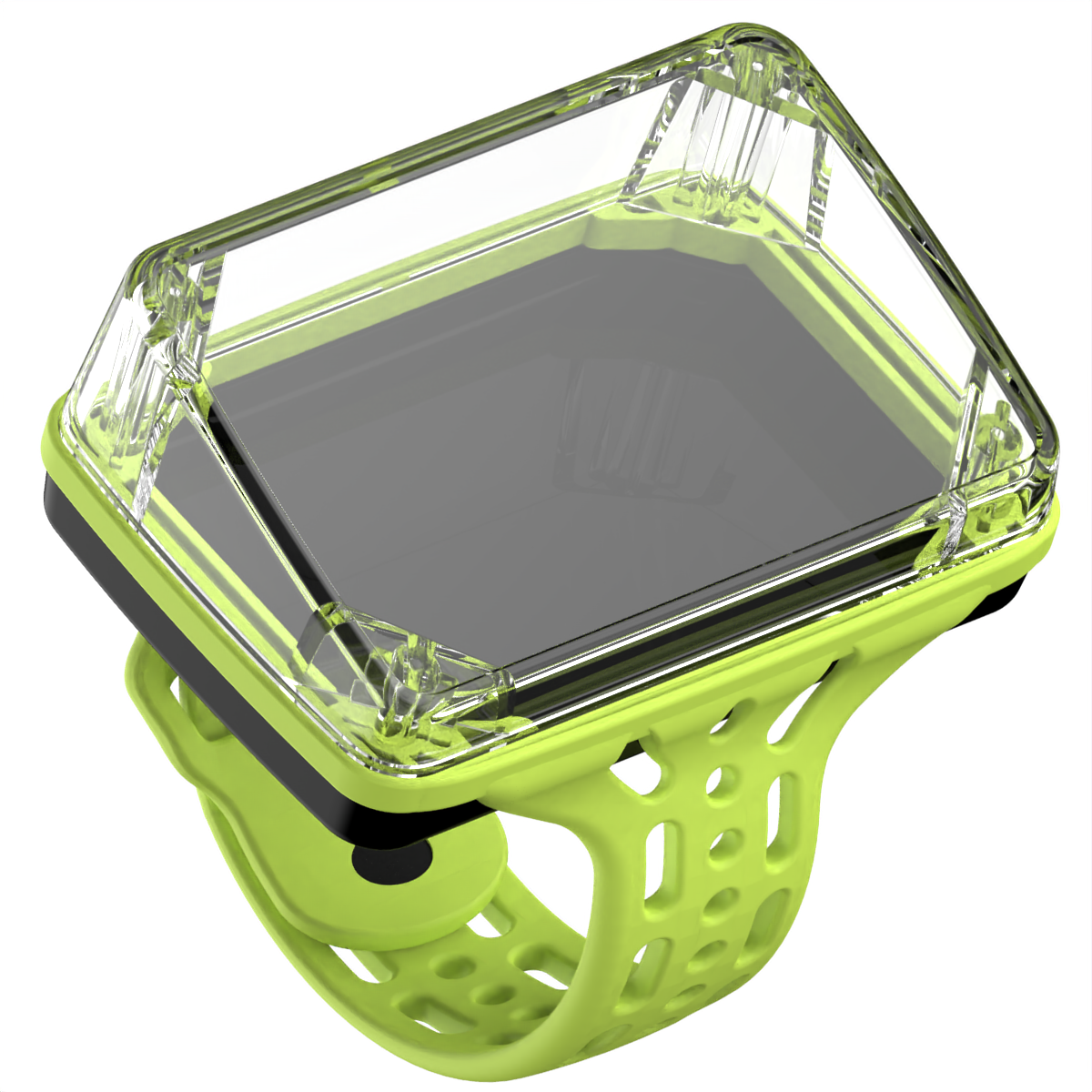 
BW6XS - Sloped Top Waterproof Wrist Enclosures - Neon Green